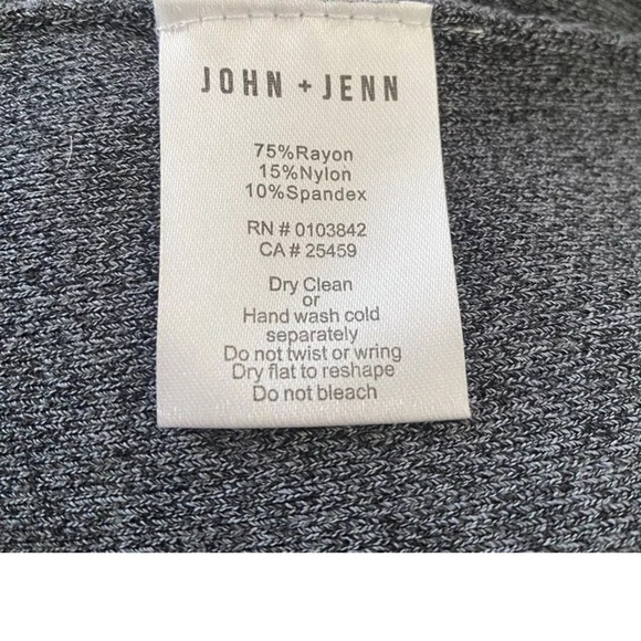 John & Jenn Gray Stretch Knit Cold‎ Shoulder Bondycon Dress Womens Medium (1168) - Picture 5 of 5